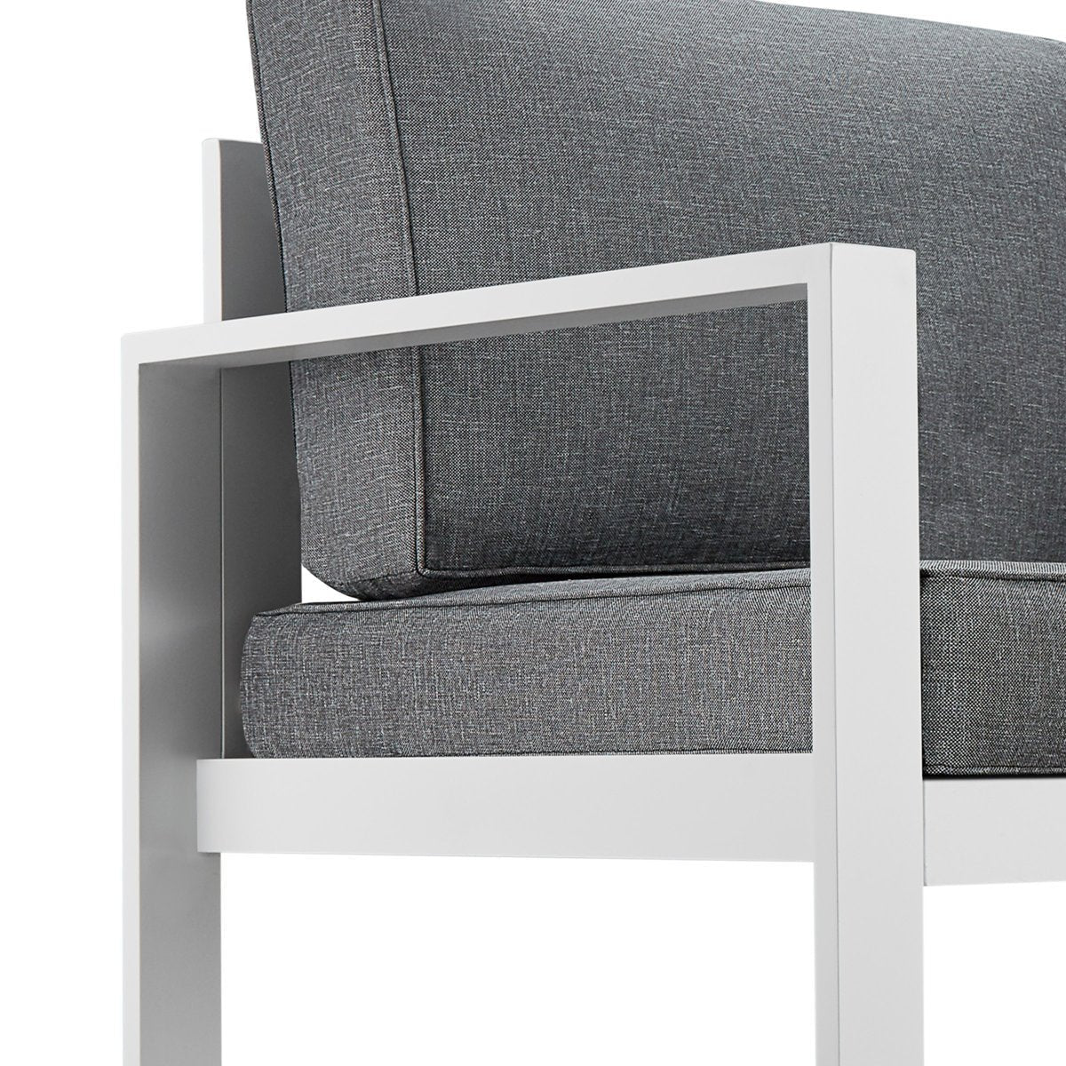 Metal Outdoor Couch With Cushions - From Where - 