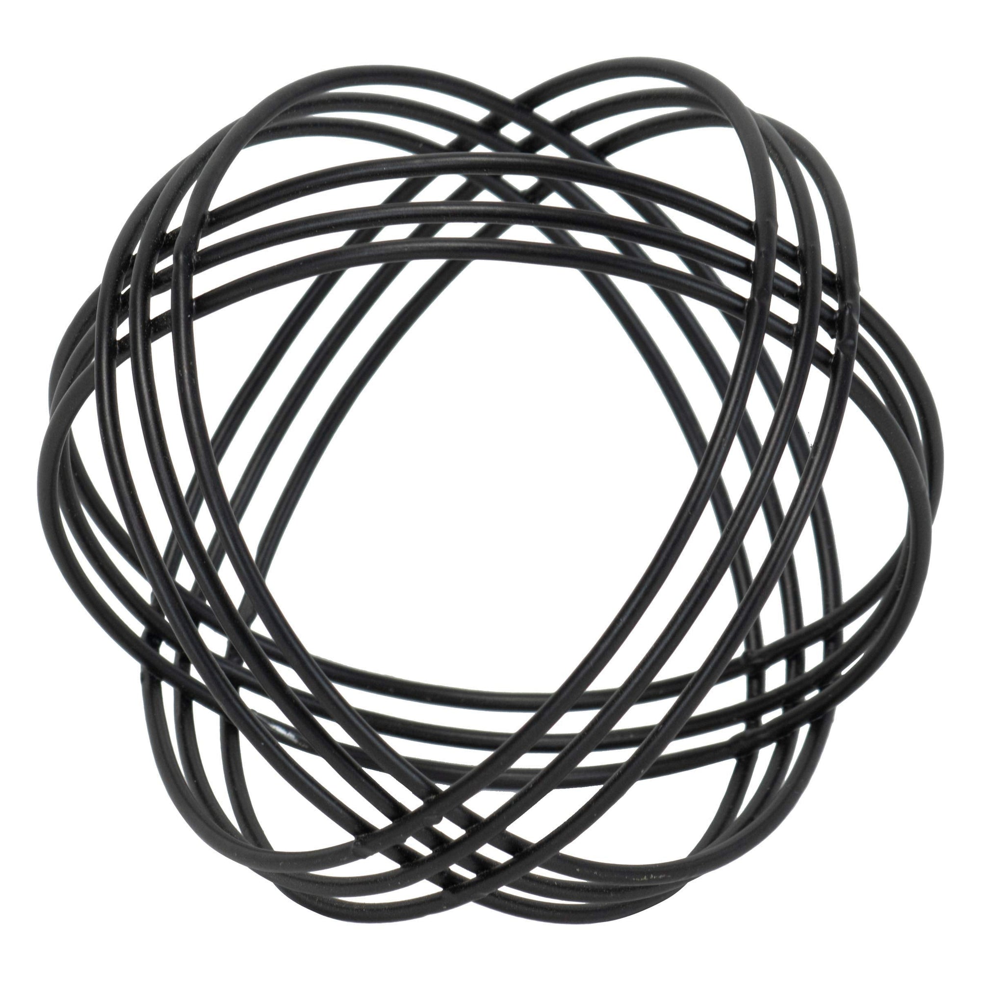Metal Plaid Sculpture Table Top Décor - From Where - 