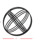Metal Plaid Sculpture Table Top Décor - From Where - 