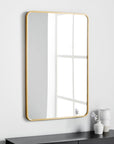 Metal Rounded Edge Wall Mirror - From Where - 