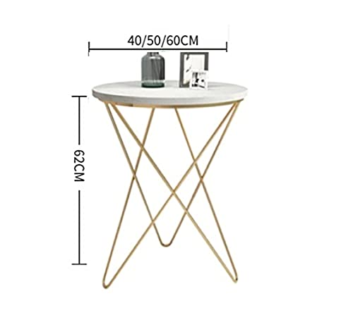 Metal Sofa Table with Marble Top - From Where - 