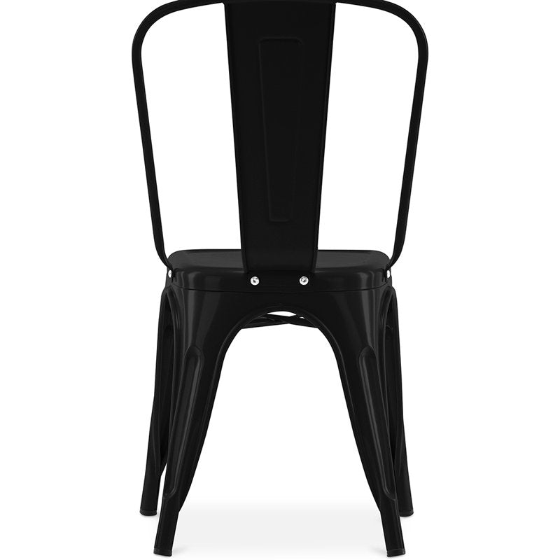 Metal Stacking Side Chair (Set of 4) - From Where - 