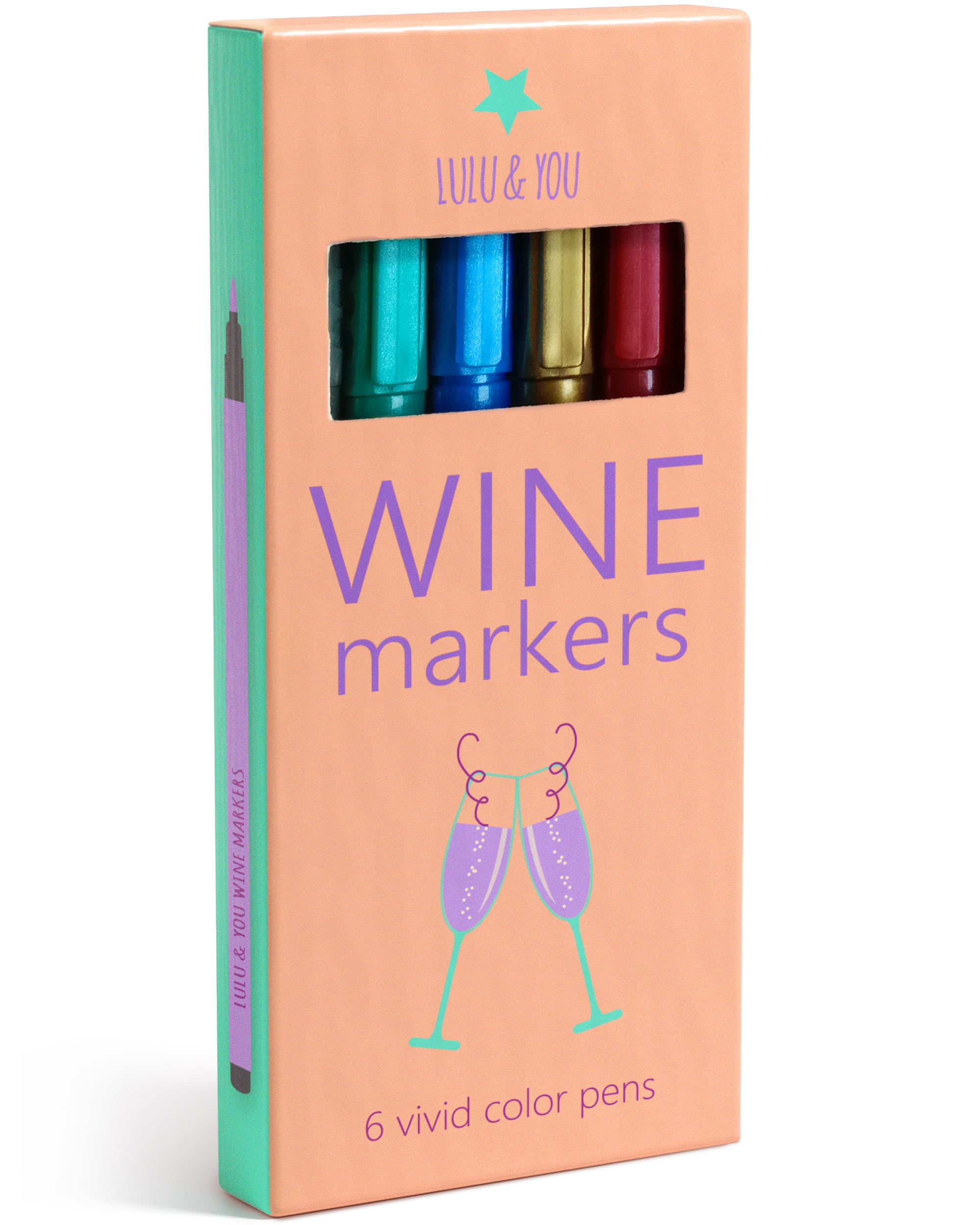 Metallic Glass Markers Set - From Where Finds - 