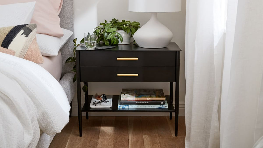 Metalwork Grand Nightstand (28") - From Where Finds - 