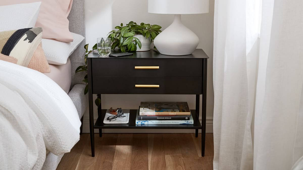 Metalwork Grand Nightstand (28") - From Where Finds - 