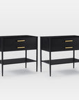 Metalwork Grand Nightstand (28") - From Where Finds - 
