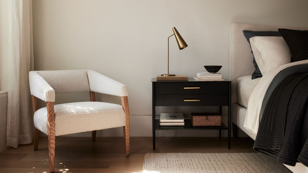 Metalwork Grand Nightstand (28")