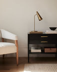 Metalwork Grand Nightstand (28")