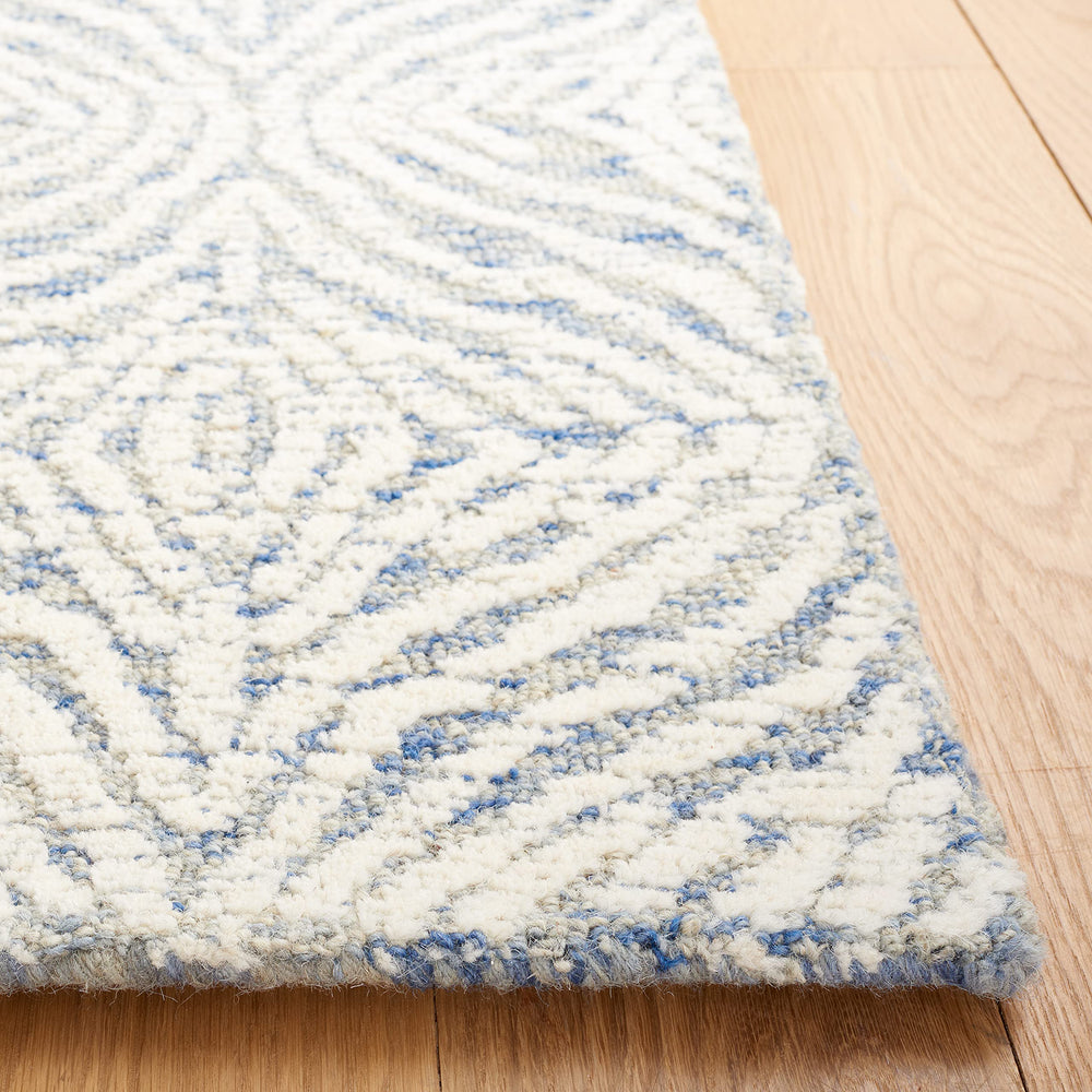 Metro Collection Blue Ivory Rug - From Where - 
