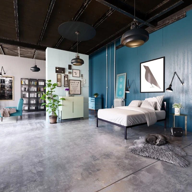 Mia Metal Platform Bed Frame with Headboard - From Where Finds - 