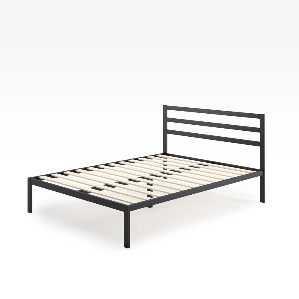 Mia Metal Platform Bed Frame with Headboard - From Where Finds - 