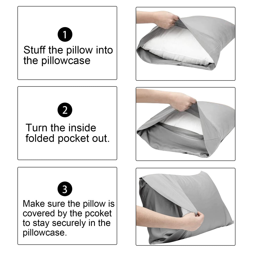 Microfiber Pillow Cases (Set of 2) - From Where - 