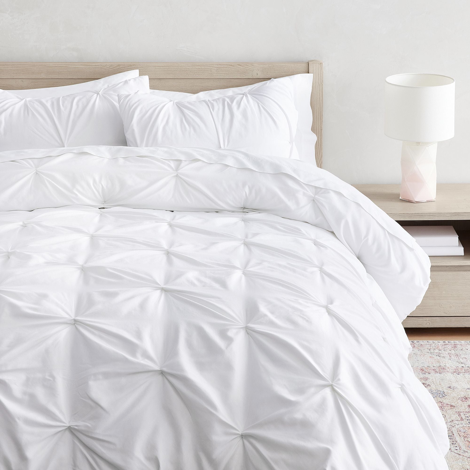 Microfiber Pintuck Comforter - From Where - 