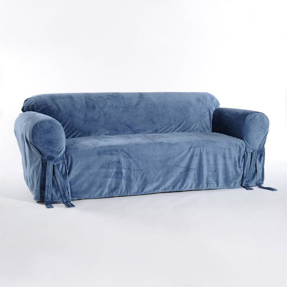 Microfiber Velvet Sofa Slipcover - From Where - 