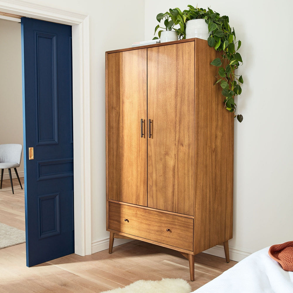 Mid-Century Armoire (38") - From Where Finds -