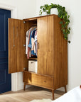 Mid-Century Armoire (38") - From Where Finds -
