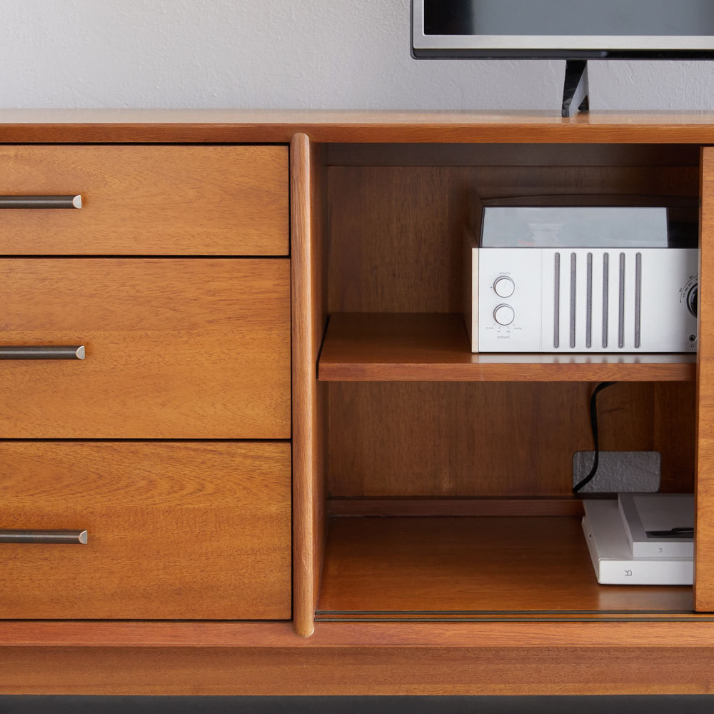 Mid - Century Media Console (96") - From Where - 