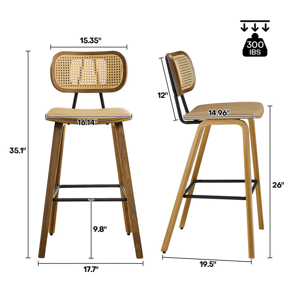 Mid Century Modern Counter Stools - From Where - 