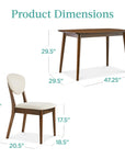 Mid - Century Modern Table & Chair Set - From Where - 
