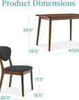 Mid-Century Modern Table & Chair Set - From Where Finds -