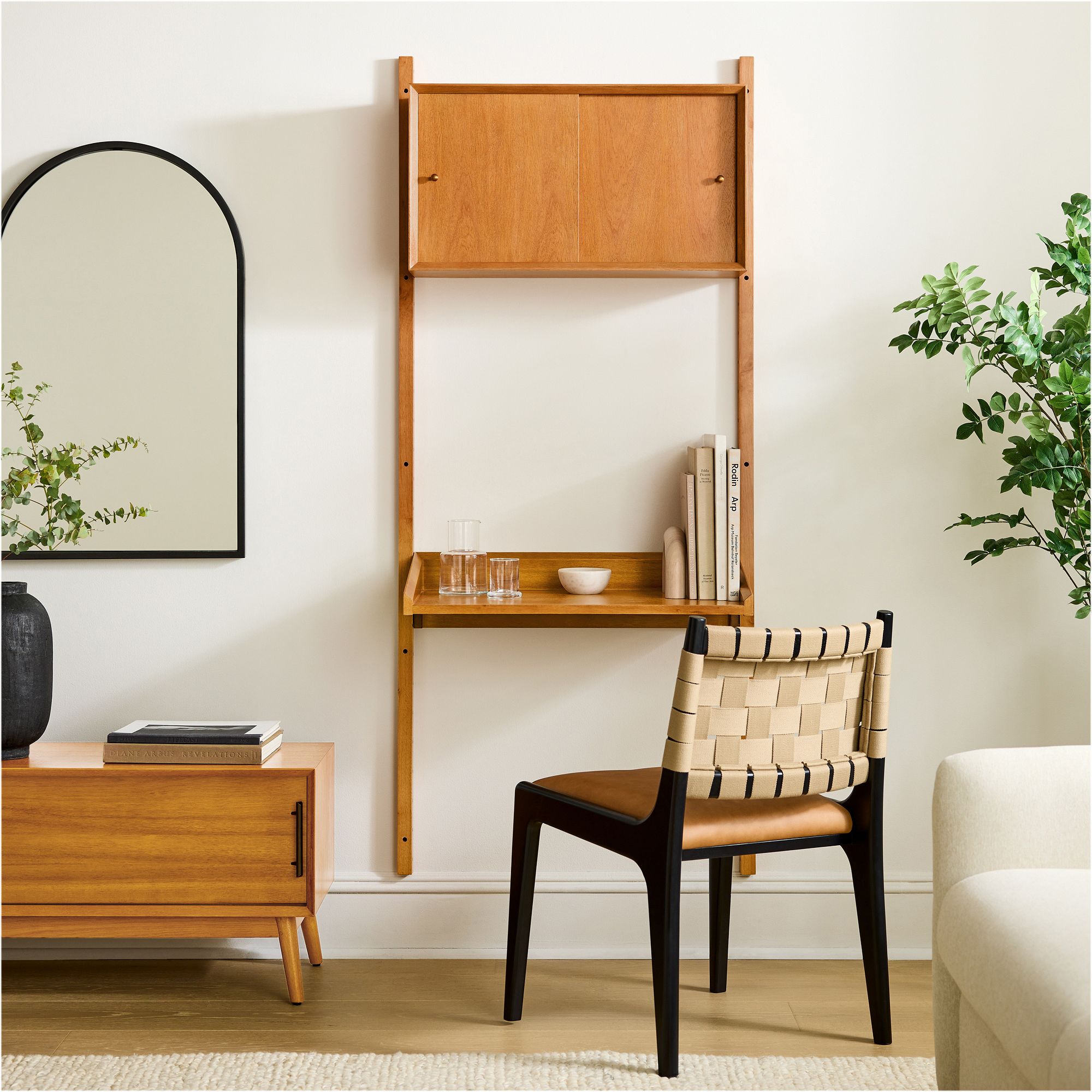 Mid - Century Modular Storage Wall Desk (31") - From Where Finds - 