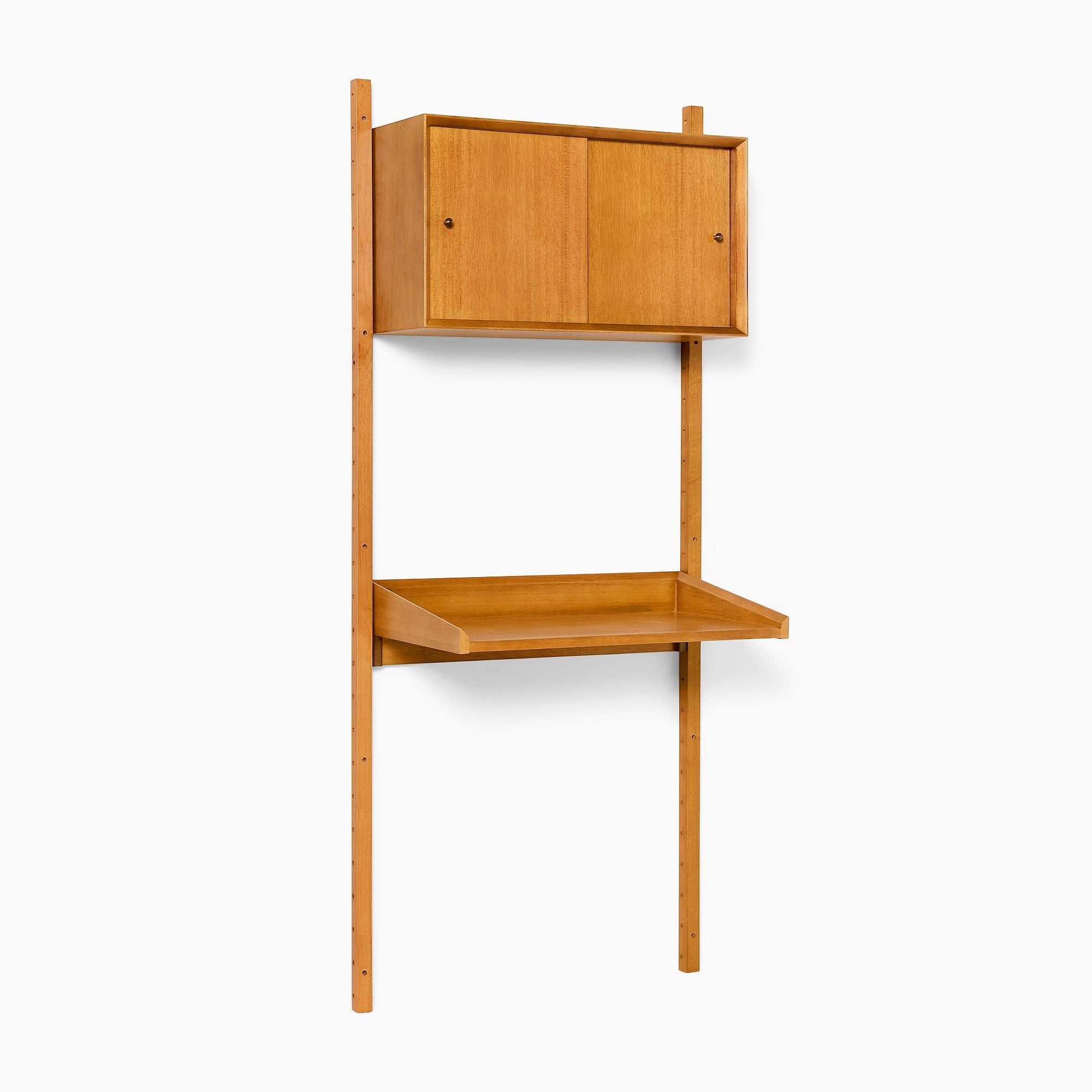 Mid - Century Modular Storage Wall Desk (31") - From Where Finds - 