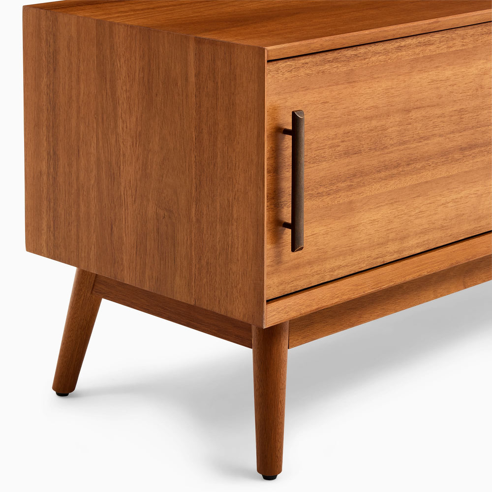 Mid - Century Storage Bench (42"–62") - From Where - 