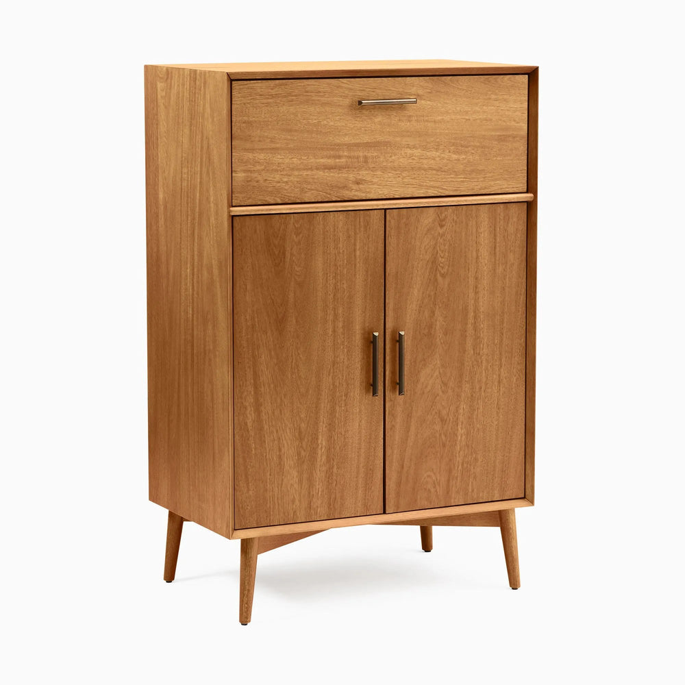 Mid - Century Tall Bar Cabinet (32") - From Where Finds - 
