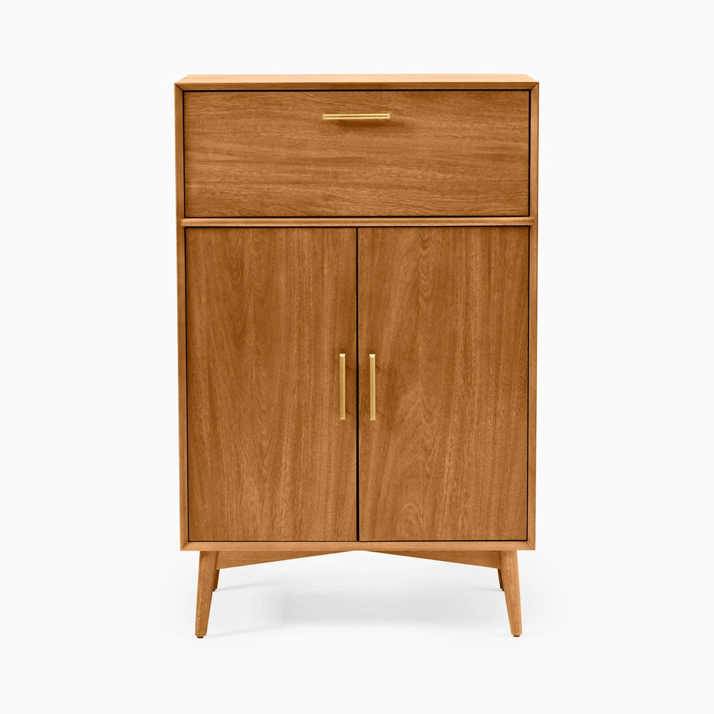 Mid - Century Tall Bar Cabinet (32") - From Where Finds - 