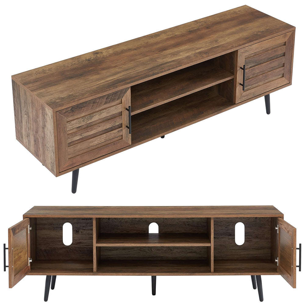 Mid - Century TV Stand (Up to 65") - From Where - 