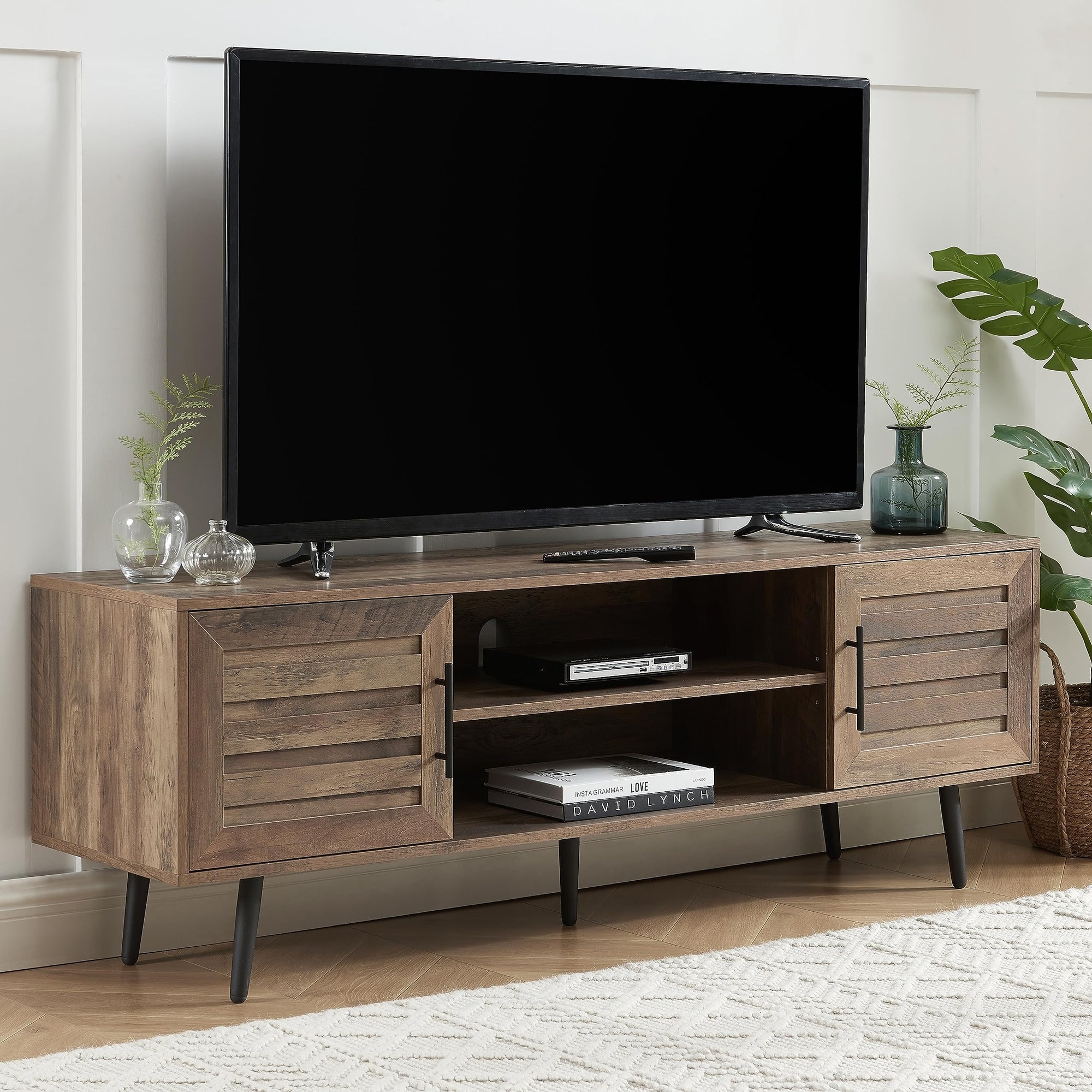 Mid - Century TV Stand (Up to 65") - From Where - 