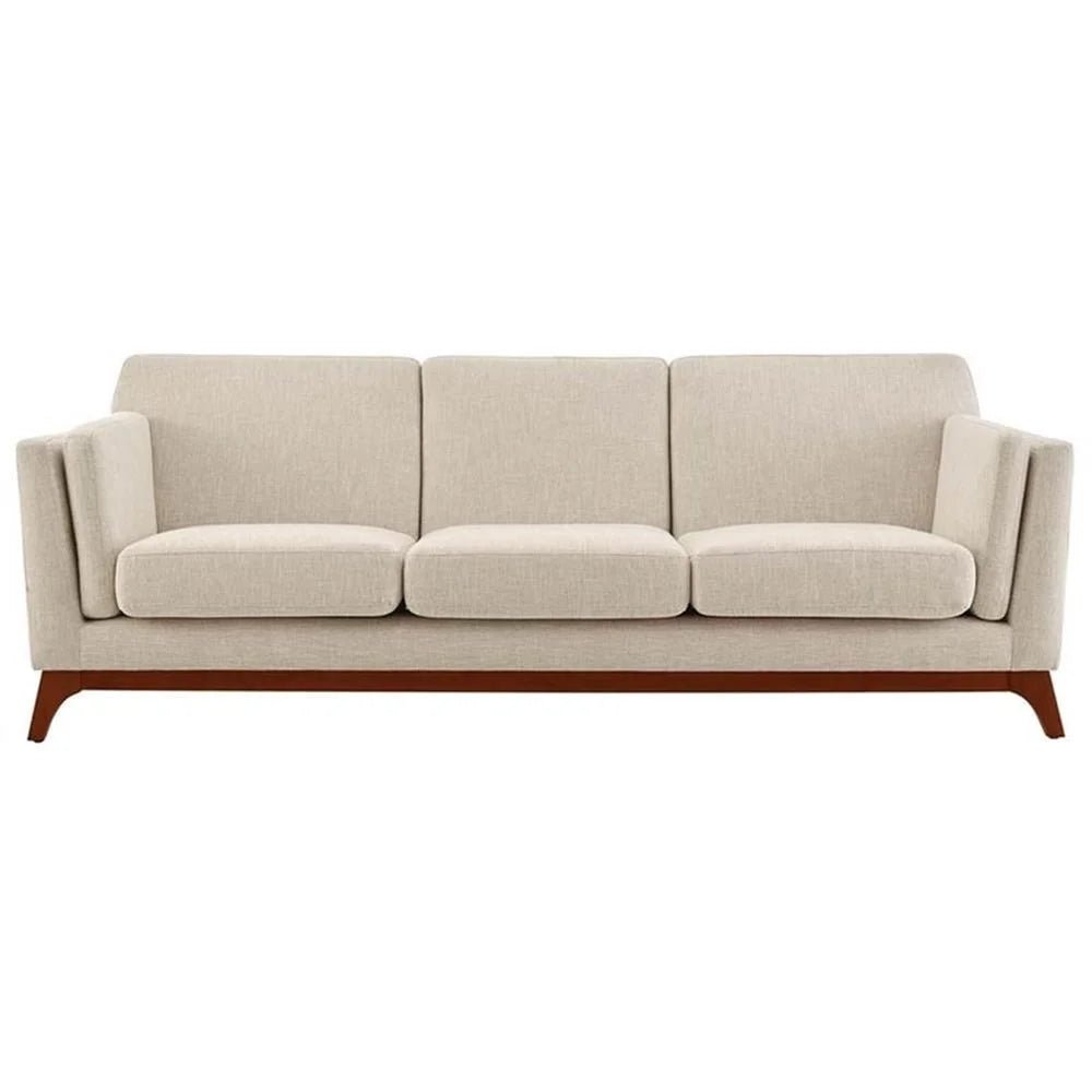 Mid Century White Modern Sofa - From Where - 