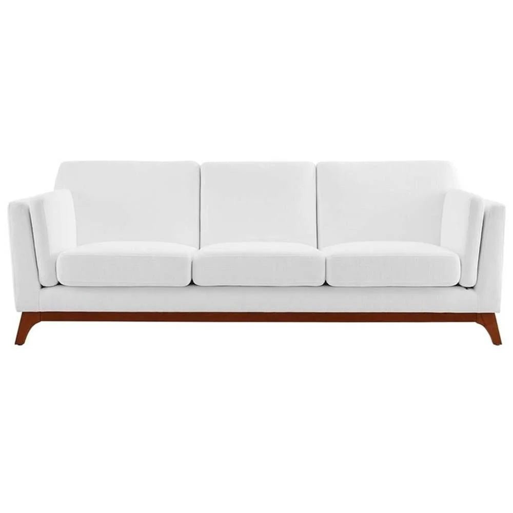 Mid Century White Modern Sofa - From Where - 