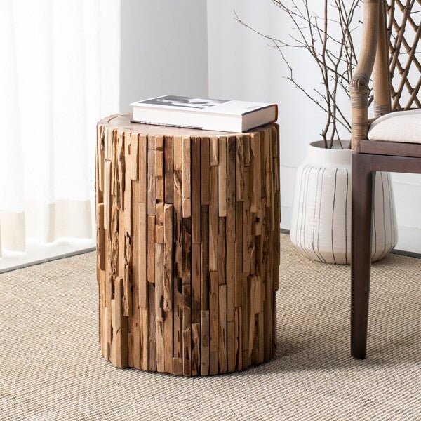 Minerva Teak Accent Table - From Where - 