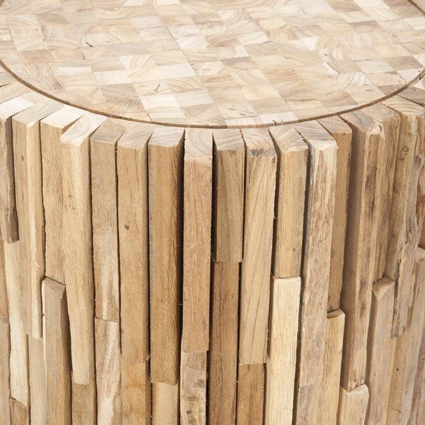Minerva Teak Accent Table - From Where - 