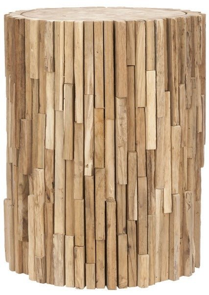 Minerva Teak Accent Table - From Where - 