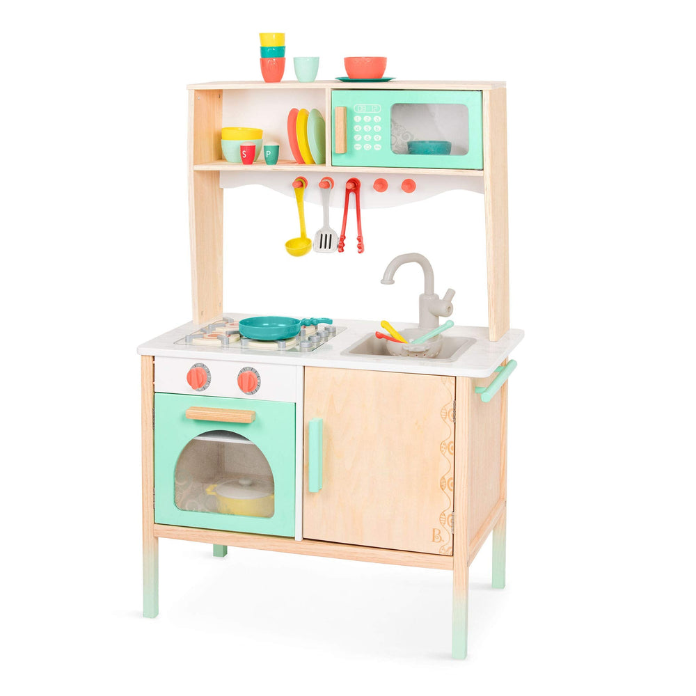 Mini Chef Wooden Play Kitchen (Ages 3+) - From Where - 
