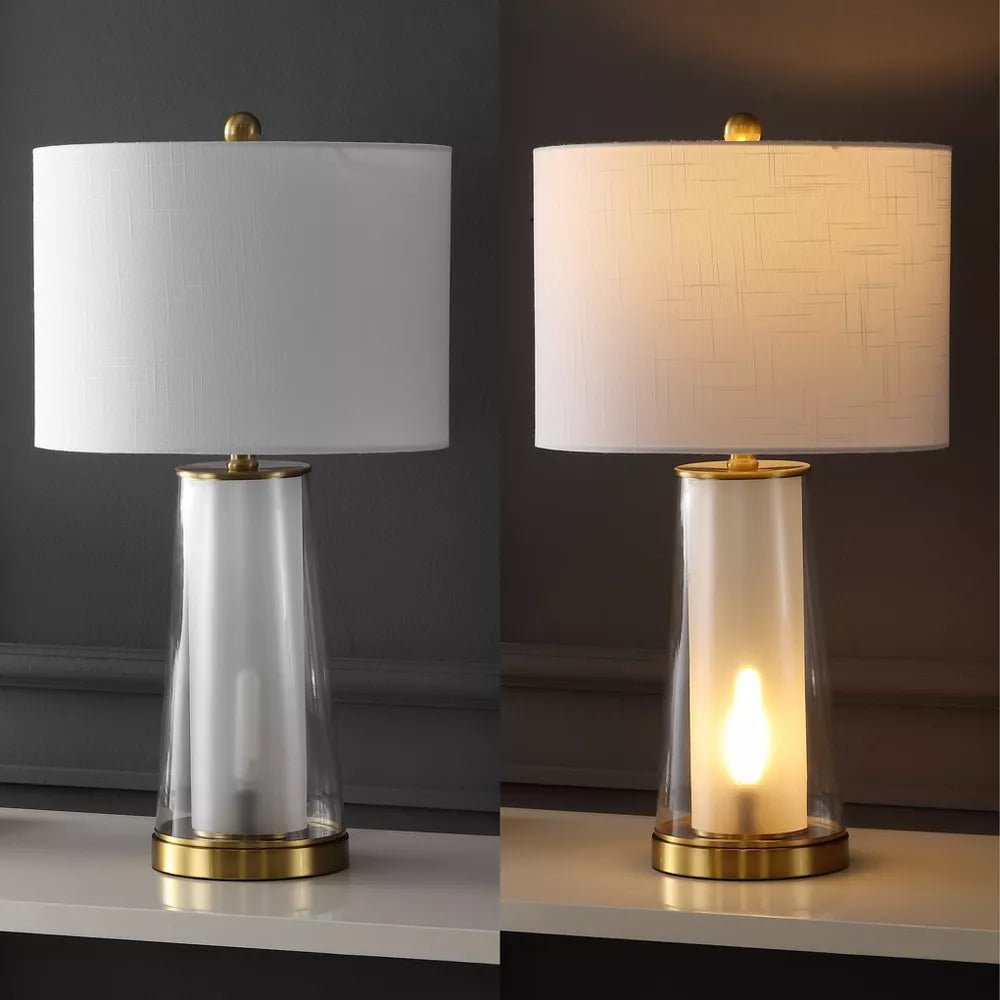 Minimalist Glass Iron Table Lamps - From Where - 