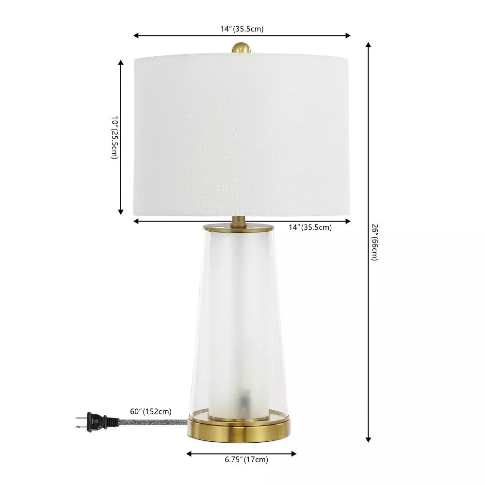 Minimalist Glass Iron Table Lamps - From Where - 