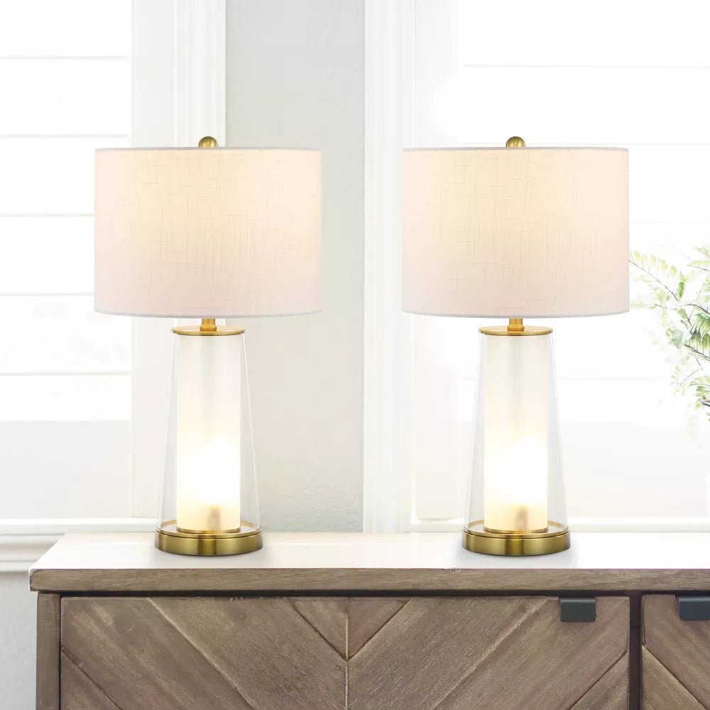 Minimalist Glass Iron Table Lamps - From Where - 