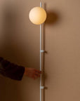 Minimalist Industrial Vintage Wall Lamp Long Arm Glass Globe - From Where - 