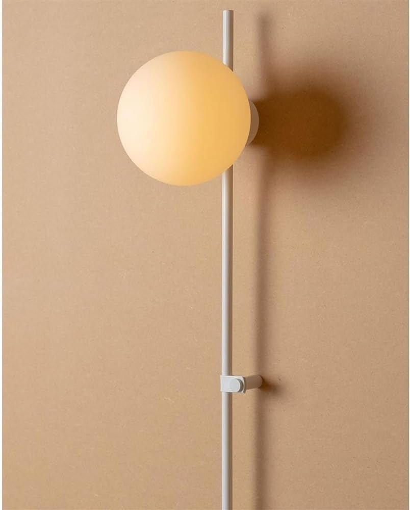 Minimalist Industrial Vintage Wall Lamp Long Arm Glass Globe - From Where - 