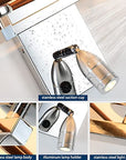 Minimalist Style Stainless Steel Wall Sconces - From Where - 
