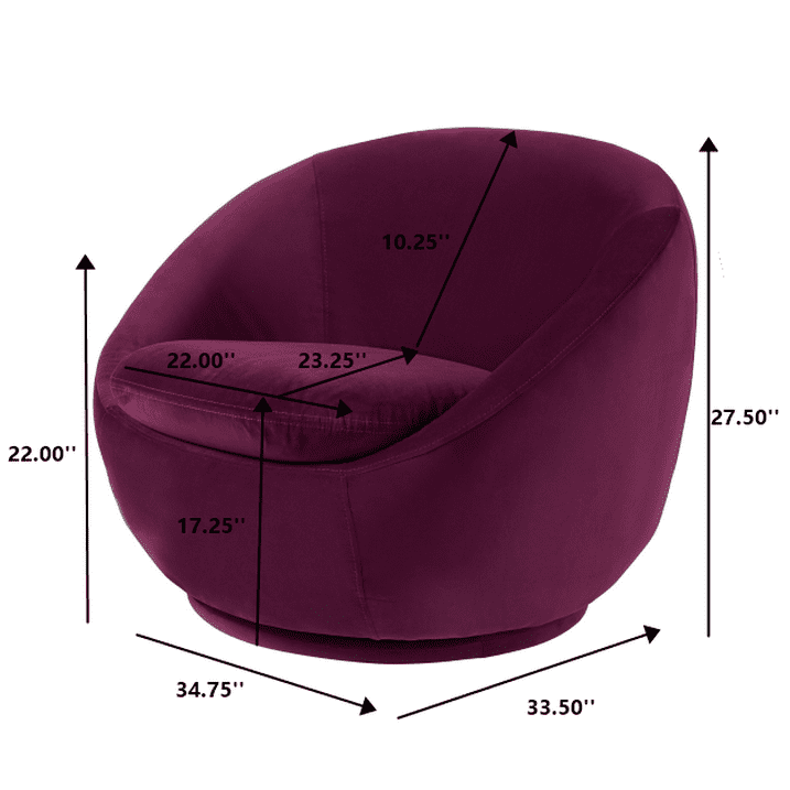 Mira Single Swivel Chair - From Where - 
