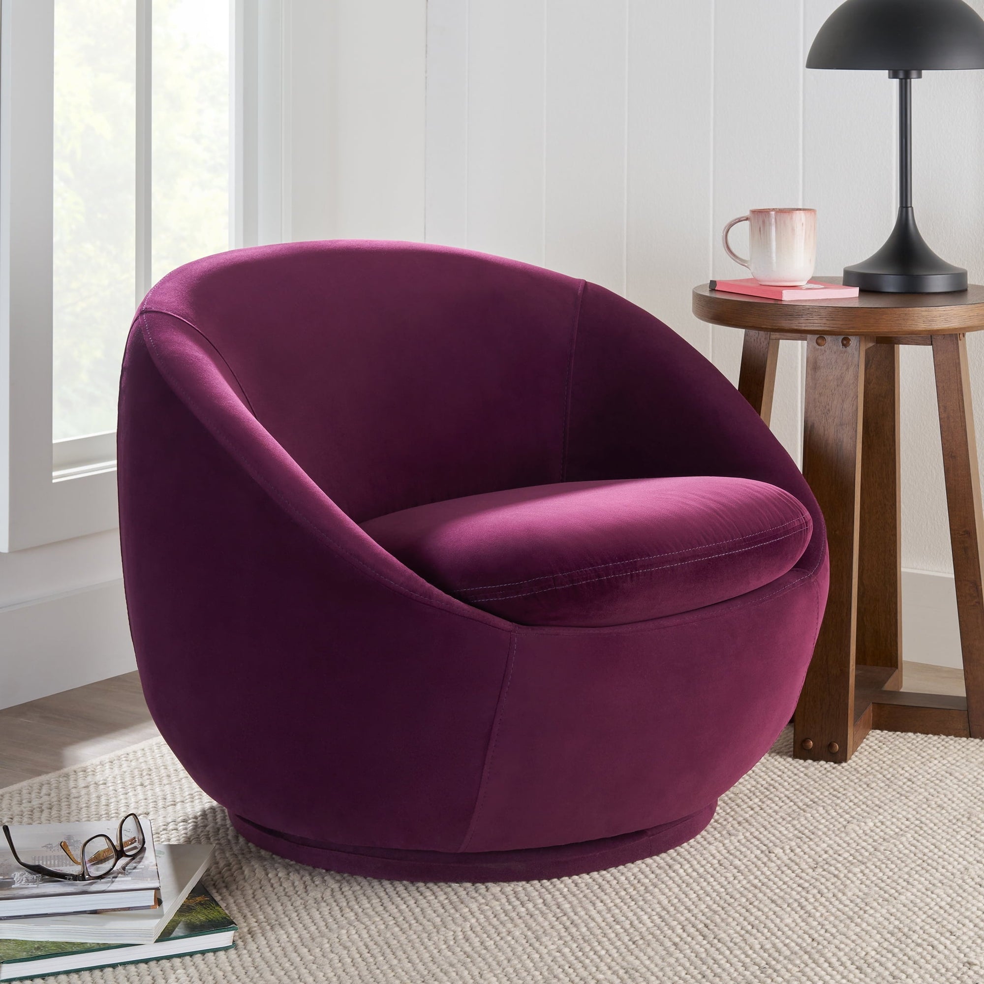 Mira Single Swivel Chair - From Where - 