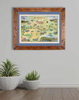 Missoula Hand - Drawn Map - From Where Finds - Map