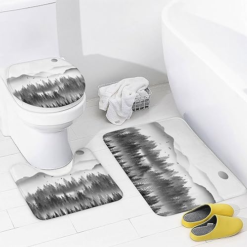 Misty Forest Bathroom Decor Set - From Where - 