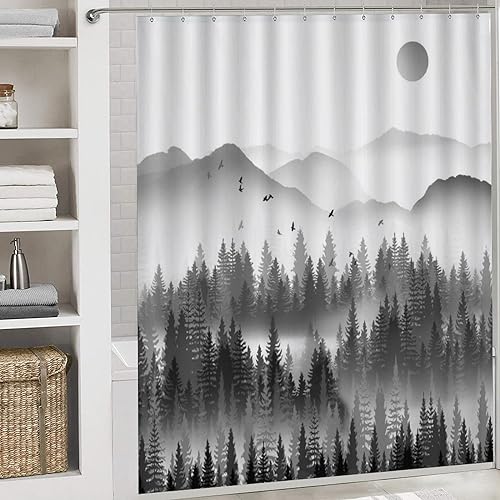 Misty Forest Bathroom Decor Set - From Where - 