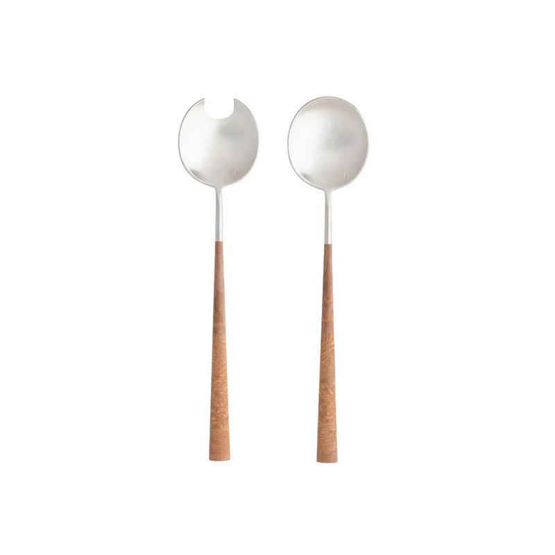 Mito Flatware Salad Serving 2 Pieces Set - From Where Finds - 
