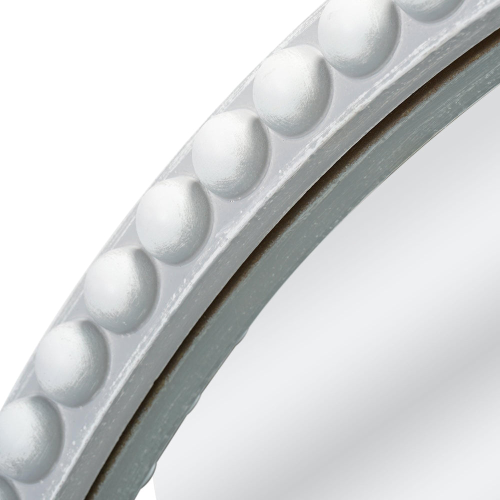 Moby's 30" Beaded Frame Mirror - From Where - 